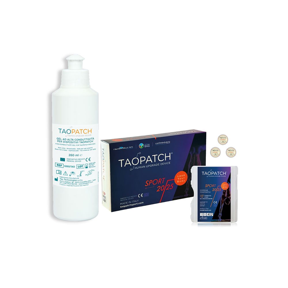 Kit Buy & Try Taopatch Sport con flacone gel