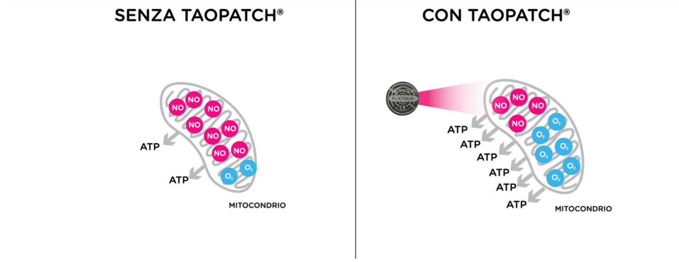 ATP senza e con Taopatch® Platinum